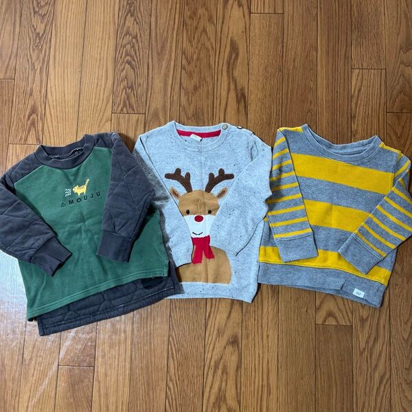 男の子 長袖 セット 90 まとめ売り グラニフ GAP H&M セーター