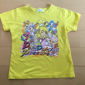  postage included Doki-Doki! Precure short sleeves T-shirt 110cm... yellow yellow color free shipping 