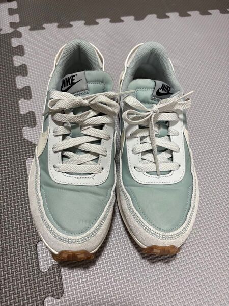 NIKE WAFFLE ONE CRATER ナイキ ワッフルワン スニーカー 24.0cm グリーン系