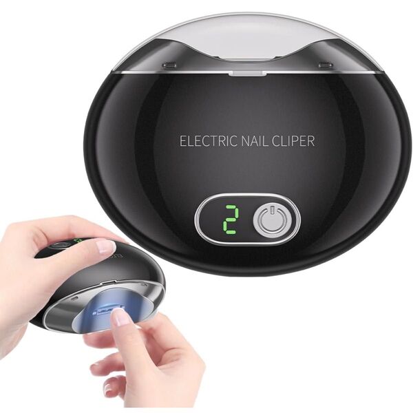 電動爪切り 自動爪切り 三段階スピード 電動つめきり 爪磨き USB充電式 電動つめきり 子供/大人/高齢者に向け