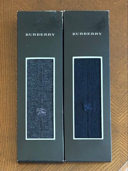 BURBERRY バーバリー メンズソックス 2足セット 未使用品