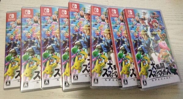 シュリンク付き!新品未開封 Switch 大乱闘スマッシュブラザーズSPECIAL 8本セット
