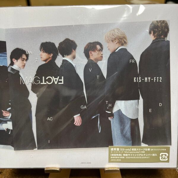 通常盤 (初回仕様) PETスリーブ フォトブック Kis-My-Ft2 CD/MAGFACT