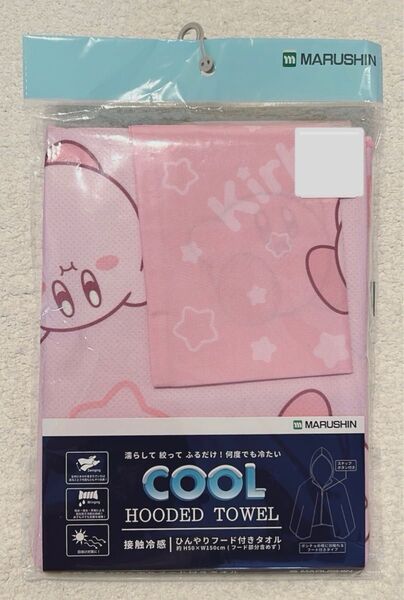 【新品未開封】星のカービィ フード付き冷感タオル クールタオル