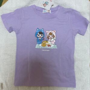 ちろぴの しまむら Tシャツ トップス ホットケーキ パープル 130㎝