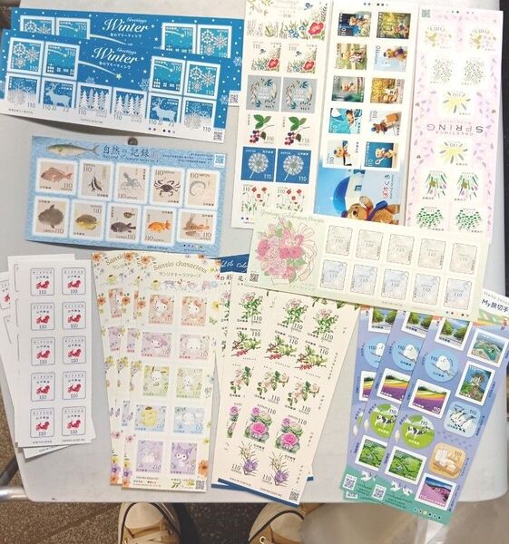 記念切手 シート110円×19セット合計20900円分