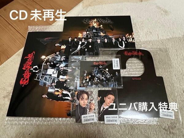 &TEAM Go in Blind 月狼 初回限定盤CD ユニバ購入特典 集合プロマイト ドア掛けロゴフレーム タキ、マキトレカ