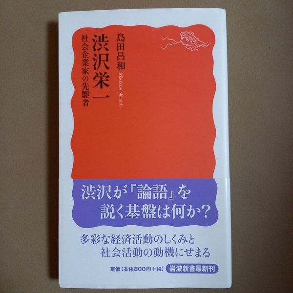 渋沢栄一 社会企業家の先駆者 (岩波新書 新赤版 1319) 島田昌和/著