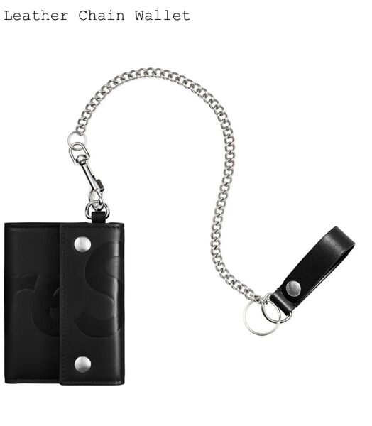 Supreme Leather Chain Wallet Black シュプリーム レザーチェーンウォレット ブラック