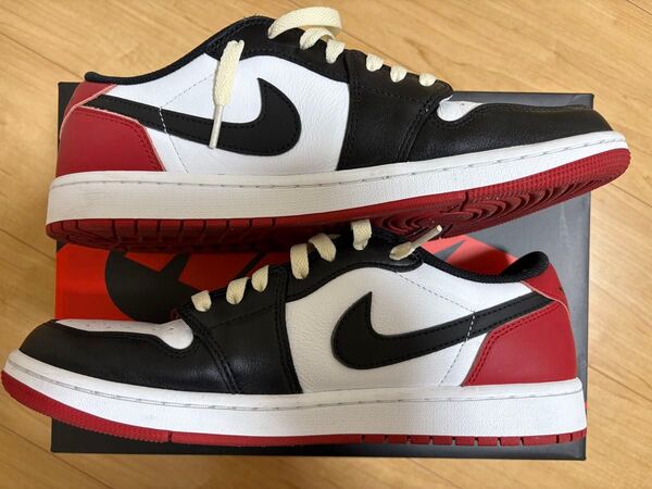 Nike Air Jordan 1 Retro Low OG Black Toe 28.5cm US10.5