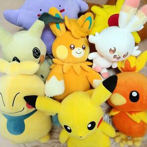 ポケモン ぬいぐるみ8個まとめ+レックウザ+ピカチュウ