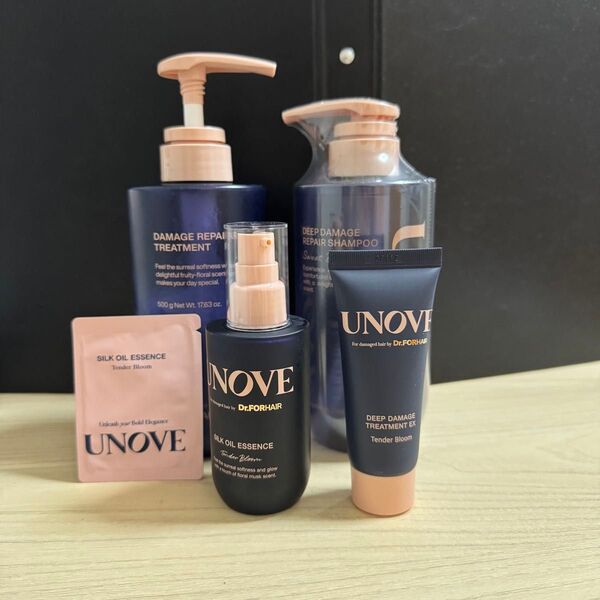UNOVE シャンプー トリートメント ヘアオイル セット