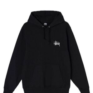 即購入可 STUSSY ステューシー ベーシックロゴ パーカー ブラック