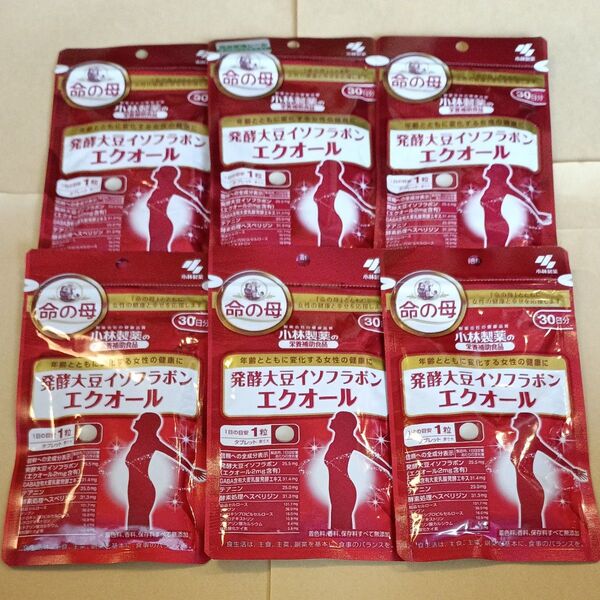 小林製薬 エクオール 30日分×6袋