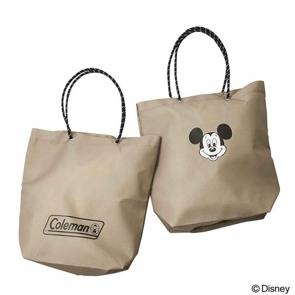 オトナミューズ7月号付録 コールマン/ディズニー両A面トートバッグ