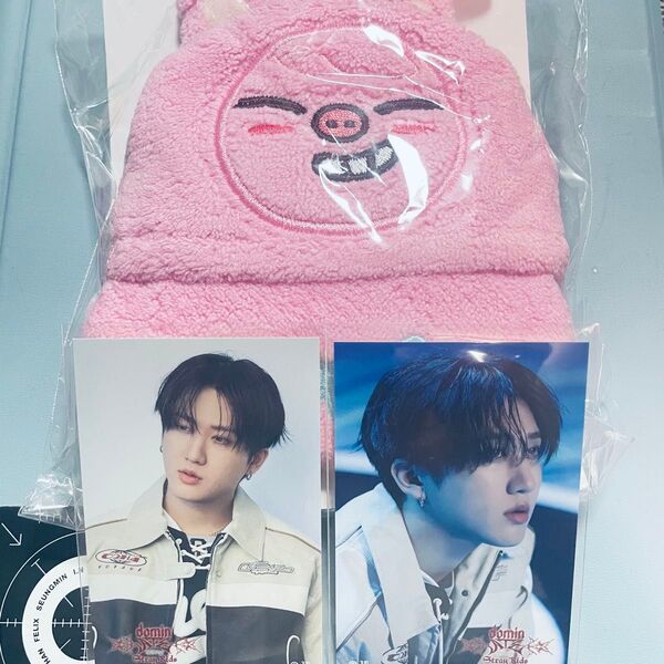 straykids チャンビン トェッキ FCくじ D賞 ループタオル 参加賞 ステッカー