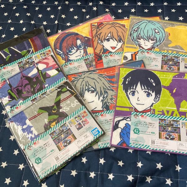 エヴァンゲリオン タオルアソート まとめ売り 8枚セット