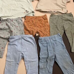 80 UNIQLO レギンス 10分丈 7枚まとめ売り 男の子