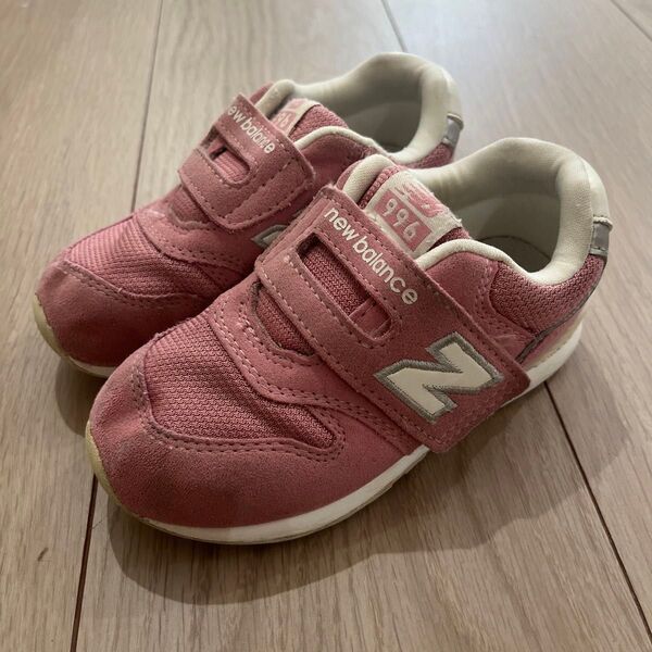 new balance 996 キッズ スニーカー ピンク 16cm