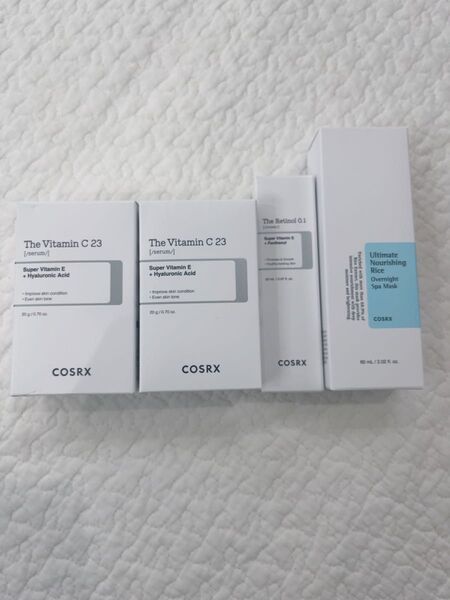 COSRX 4点セット The Vitamin C 23 レチノール0.1 ライスクリーム