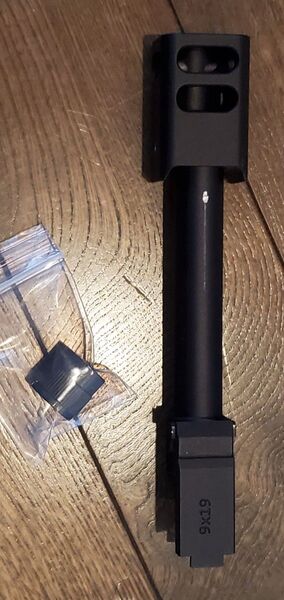C&CTAC KKM precision 東京マルイ G17 gen5 アウターバレル コンペンセイター セット グロック