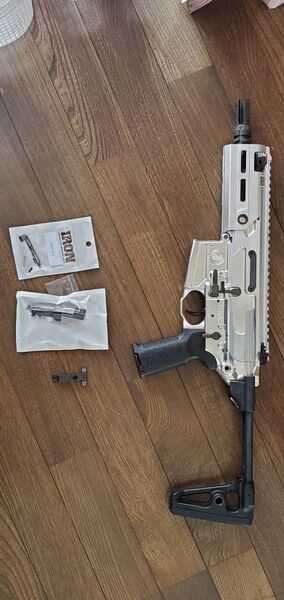 FALCON TOYS ガスブロ MWS 規格 SIG MCX RATTLER ネイキットシルバー 東京マルイ M4 GBB