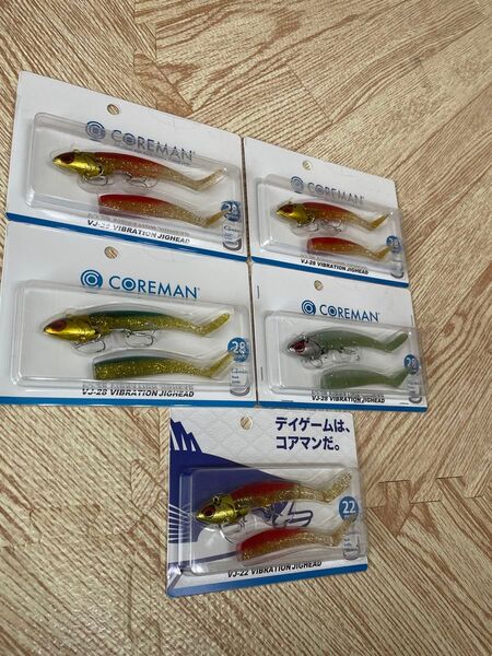 COREMAN コアマン VJ-22 VJ-28 計5セット