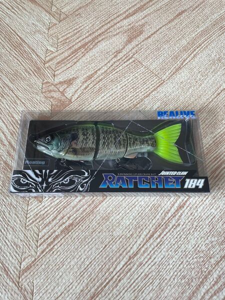 GAN CRAFT 鮎邪 JOINTED CLAW RATCHET 184 ラチェット184 ベリアルGMチャートギル レアカラー