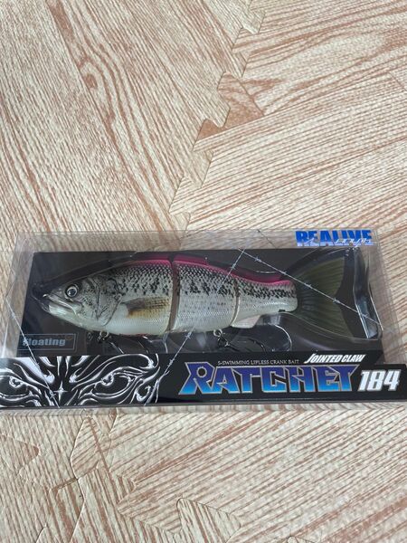 GAN CRAFT 鮎邪 JOINTED CLAW RATCHET 184 ラチェット184 ベリアルGMピンクラージマウスバス