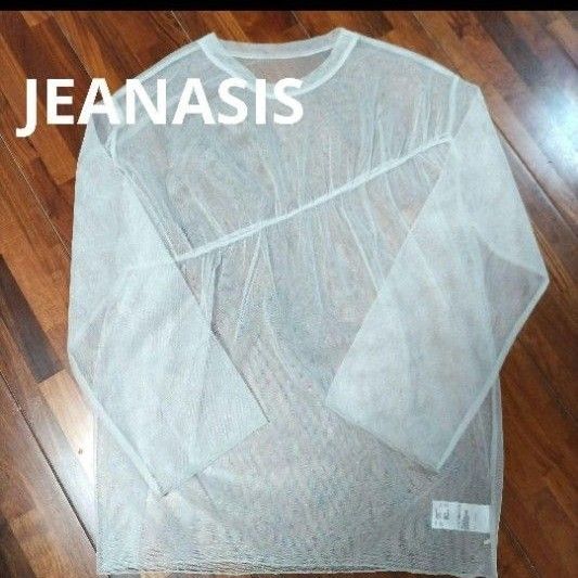 JEANASIS シアーロングTシャツ ホワイト フリーサイズ
