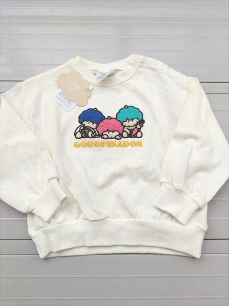 新品未使用タグ付き バースデイ futafuta x Sanrio ゴロピカドン 節分 鬼 トレーナー 90