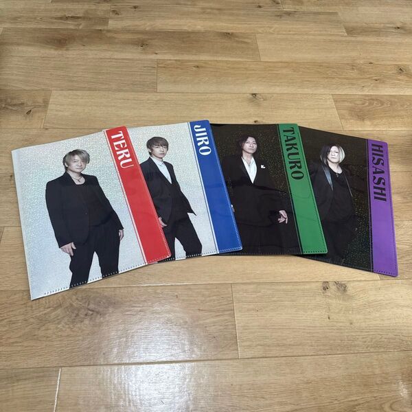 【新品未使用】GLAY 30th Anniversary エンタメくじ ラメクリアファイル 4枚