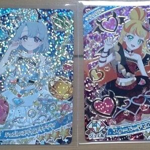 ひみつのアイプリリング1弾 ジュエルバズリズムアクアマリン(える)フィーバーデビル(じゅりあ)