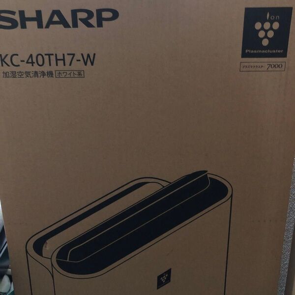 SHARP 加湿空気清浄機 プラズマクラスター KC-40TH7-W 新品未開封品 ホワイト系