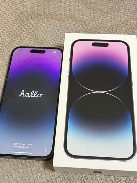 【値下げ】iPhone 14 Pro 128GB ディープパープル