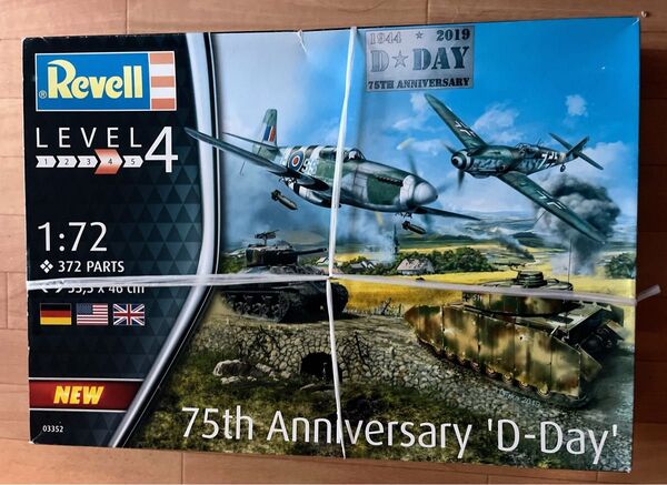 D-DAY 75th アニバーサリーセット プラモデル Revell 4 1/72 ドイツレベル 戦車 戦闘機 ミリタリ