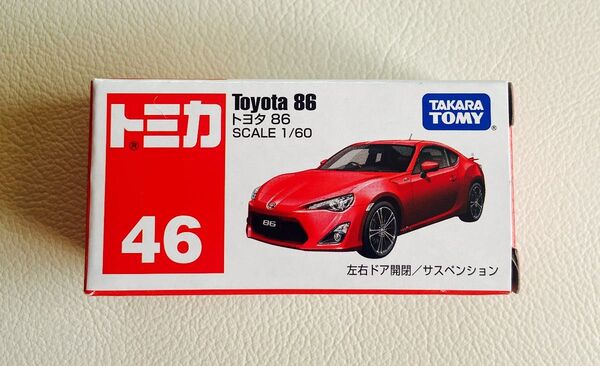 No.46 トヨタ 86 (箱) (1/60スケール トミカ 438984)