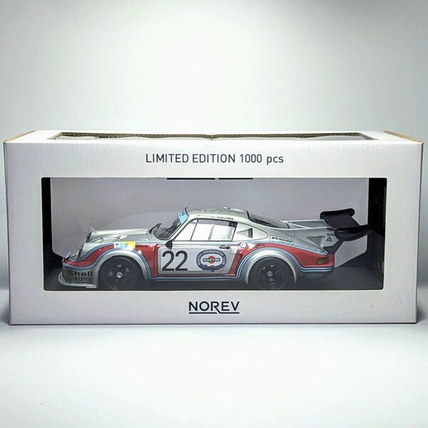 ノレブ 1/18 ポルシェ 911カレラ RSR 2.1 1974年ル・マン24時間 2位入賞車