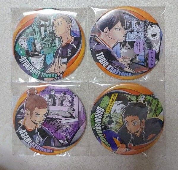 ハイキュー!! コレクション缶バッジ メモリーズ 第3弾 烏野高校vs音駒高校 マスキングテープ コレクション 第2弾
