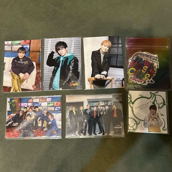 WEST. ジャニーズWEST LIVETOUR フォトセット ステッカー 付箋 セット