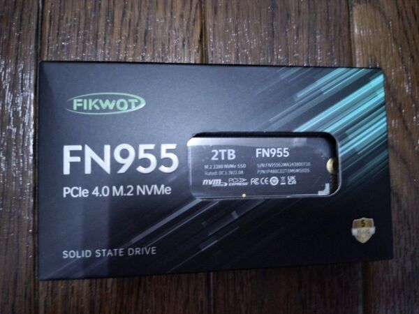 FN955 SSD 2TB M.2 2280 PCIe Gen4 x4 NVMe 1.4 3D NAND TLC
