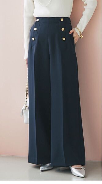 La boutique BonBon ダブルクロスマリンパンツ