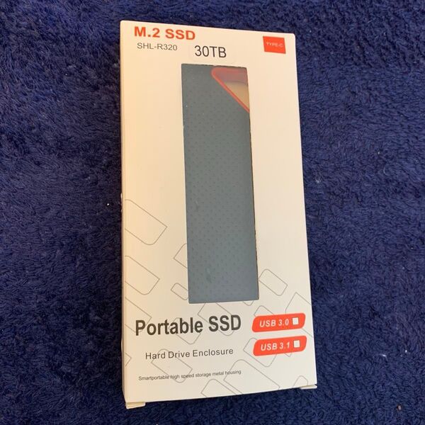 ポータブル 外付け SSD HDD 30TB