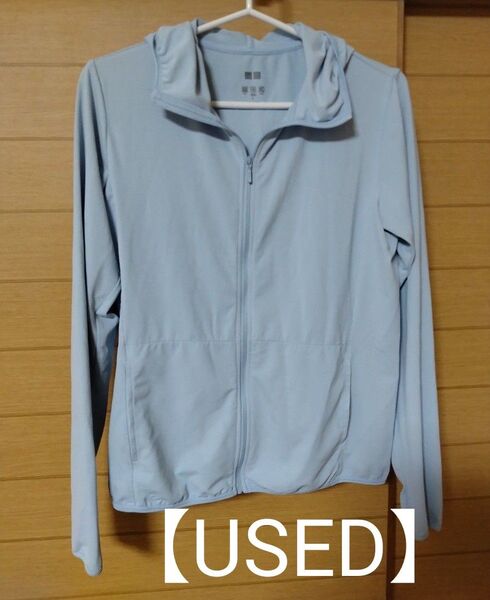 ユニクロ エアリズム UVカットメッシュパーカー L