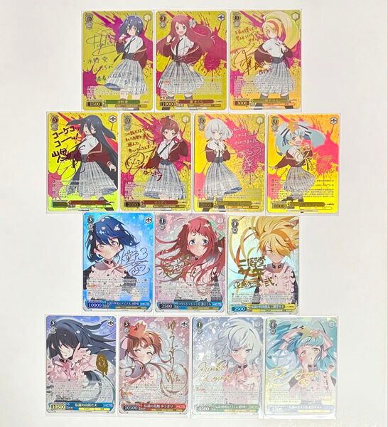 ヴァイスシュヴァルツ ゾンビランドサガ 【源さくら 二階堂サキ 水野愛 紺野純子 星川リリィ ゆうぎり 山田たえ SSP サイン】