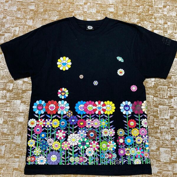 村上隆 もののけ展 お花 Tシャツ ブラックM
