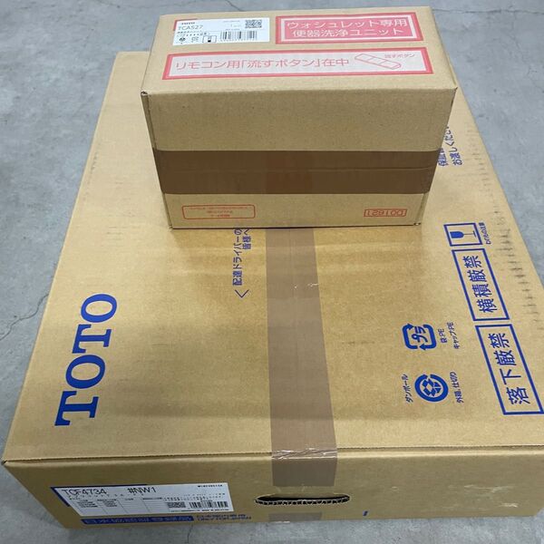 TOTO トイレTCF 4734 NW1 洗浄ユニットTCA527 付