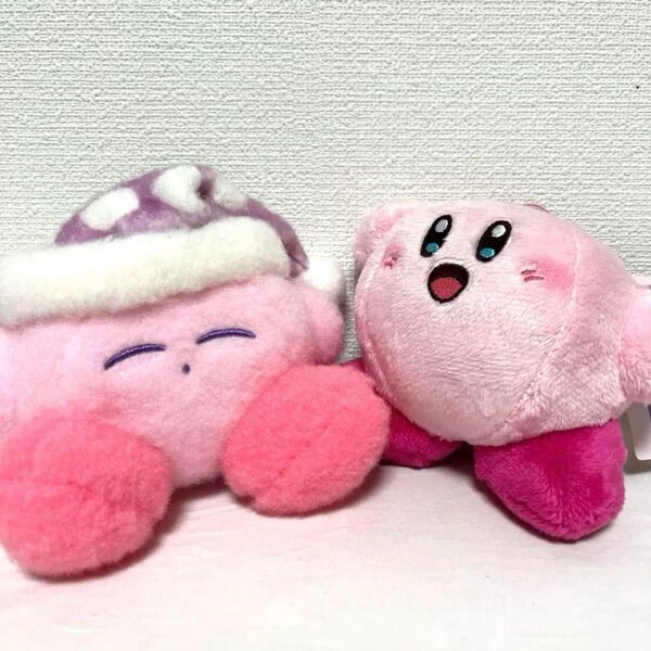 星のカービィ マスコットぬいぐるみ 羊毛フェルト風すやすやmini ぬいぐるみ 2点セット