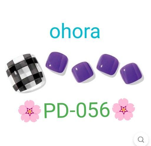 新品未開封【PD-056】 ohora セミキュアジェル ペディキュア ジェルネイルシール オホーラ フットジェルネイルシール