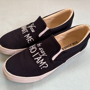 GU ジーユー KIM JONES キムジョーンズ スリッポン ネイビー 28.0